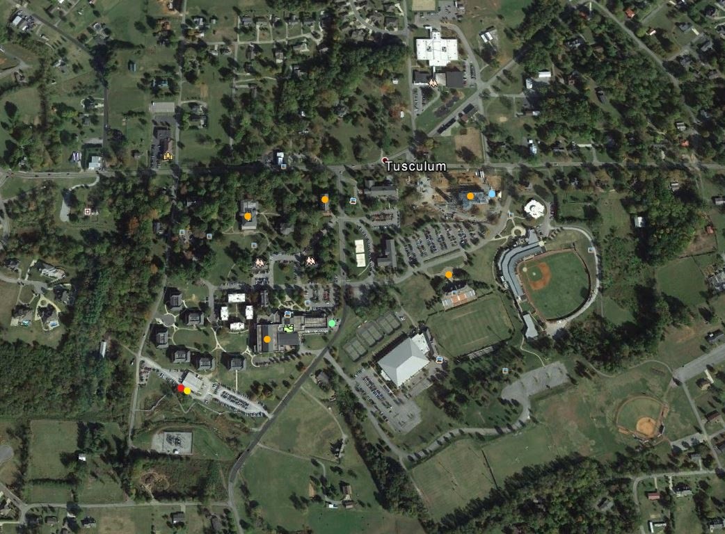 Aerial Map of Campus
